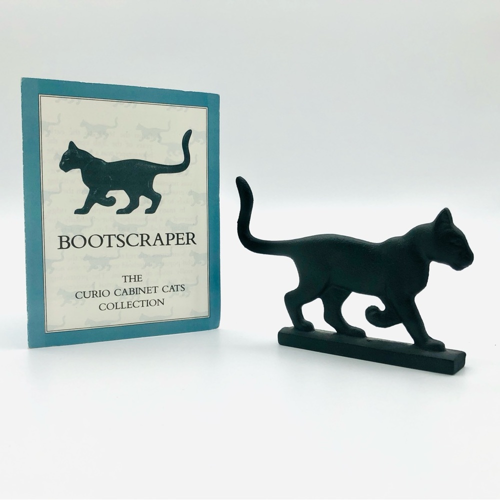 The Franklin Mint Curio Cabinet Cats - Bootscraper